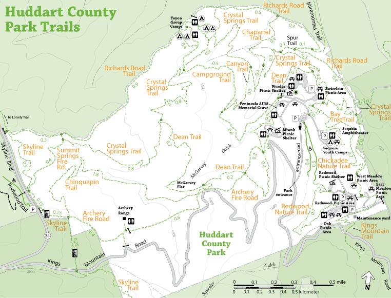 Huddart Park Trails